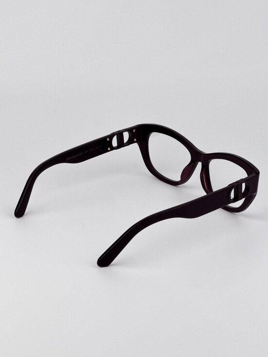 Dior 30MONTAIGNEO B1I Eyeglasses – Shiny Violet Cat Eye Frame 6000 main image 6